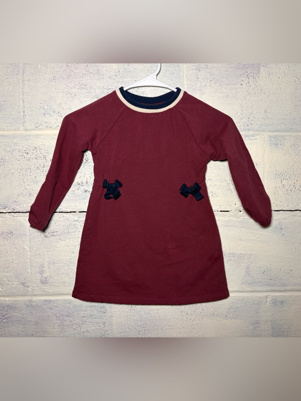 ZARA Girls sequin burgundy dress
